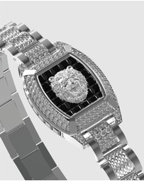 GUESS - 27mm Lion Pave Bracelet