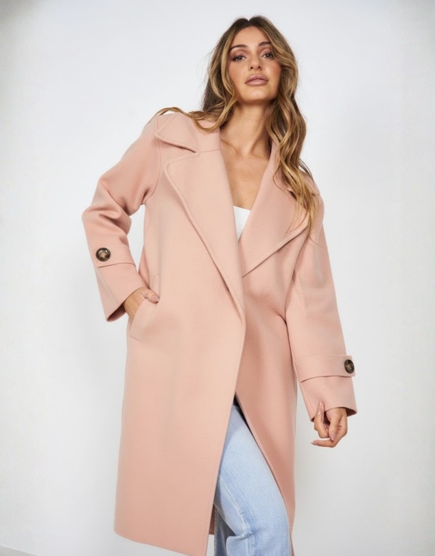 Esther & Co - Fireplace Coat - Pink