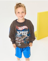Rock Your Kid - Hot Wheels Speed Club Sweat Top - ICONIC EXCLUSIVE - Kids