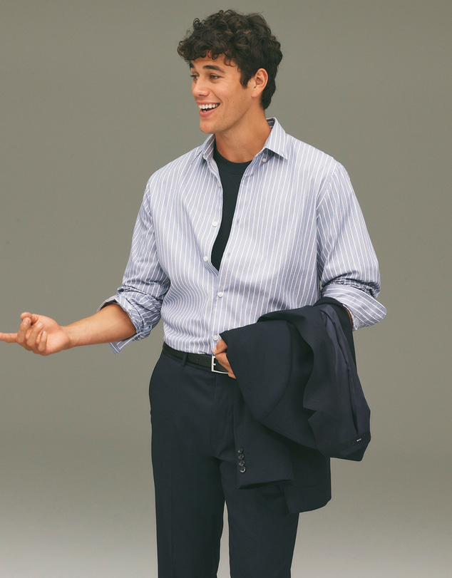 Country Road - Regular Fit Cotton Stripe Shirt