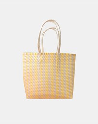 Mimmi Terra - Woven Traveller Tote Limone