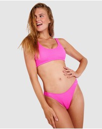 Banana Moon - Scrunchy Justin Sporty Crop Ribbed Bikini Top