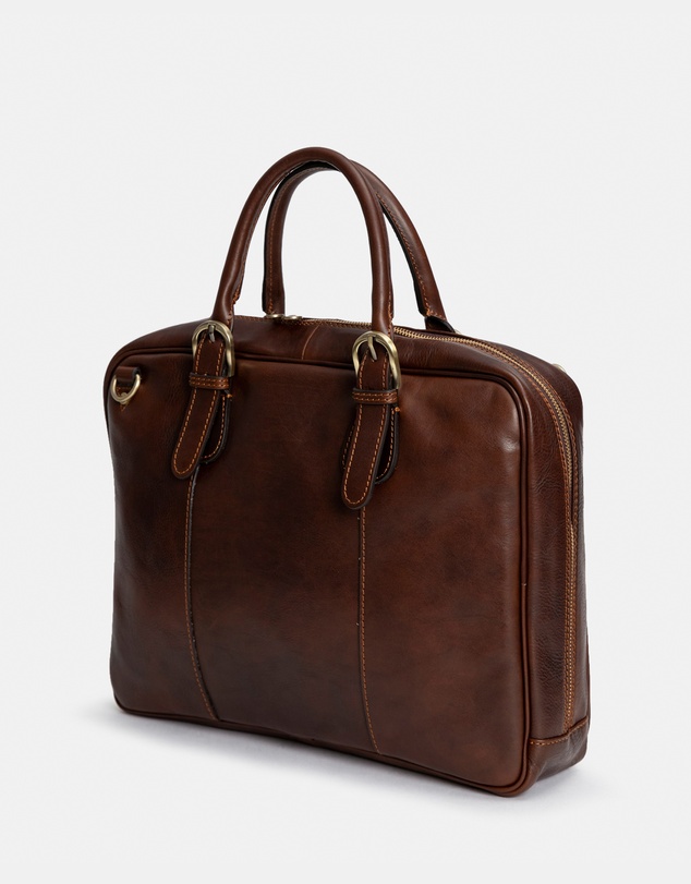Republic of Florence - The Madrid Matt Choc Laptop Case