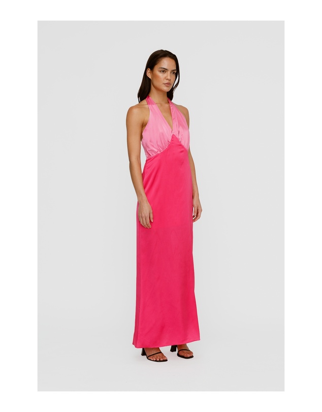 The Wolf Gang - Oahu Slip Dress - Hot Pink
