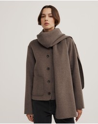 Witchery - Crop Scarf Coat