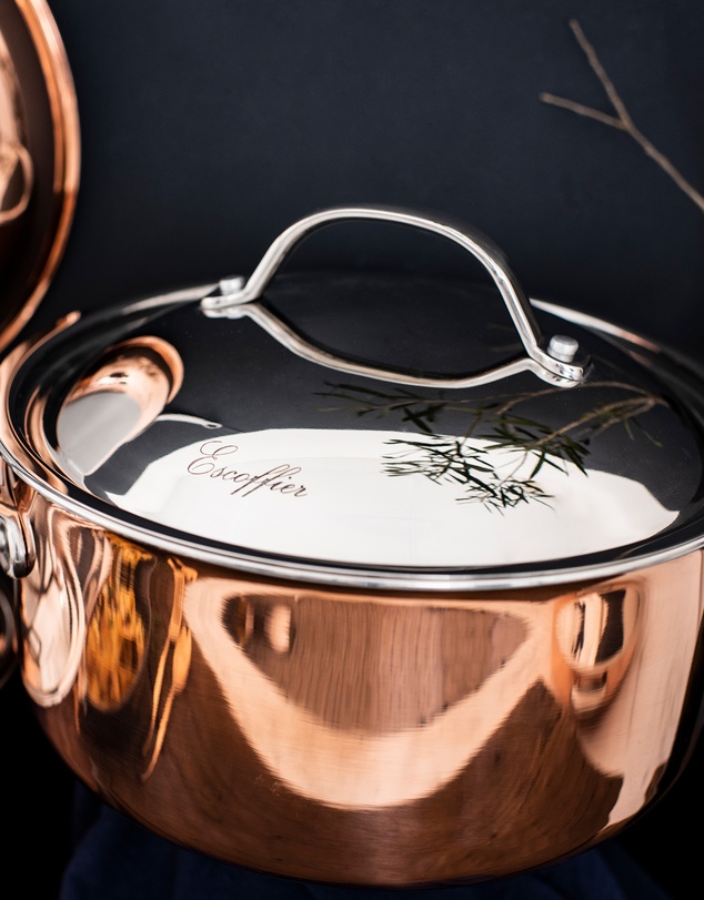 Chasseur - Escoffier Induction Casserole 24 x 11.5cm/4L - Copper