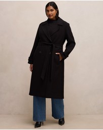 Forever New Curve - Remi Curve Buttoned Trench Coat