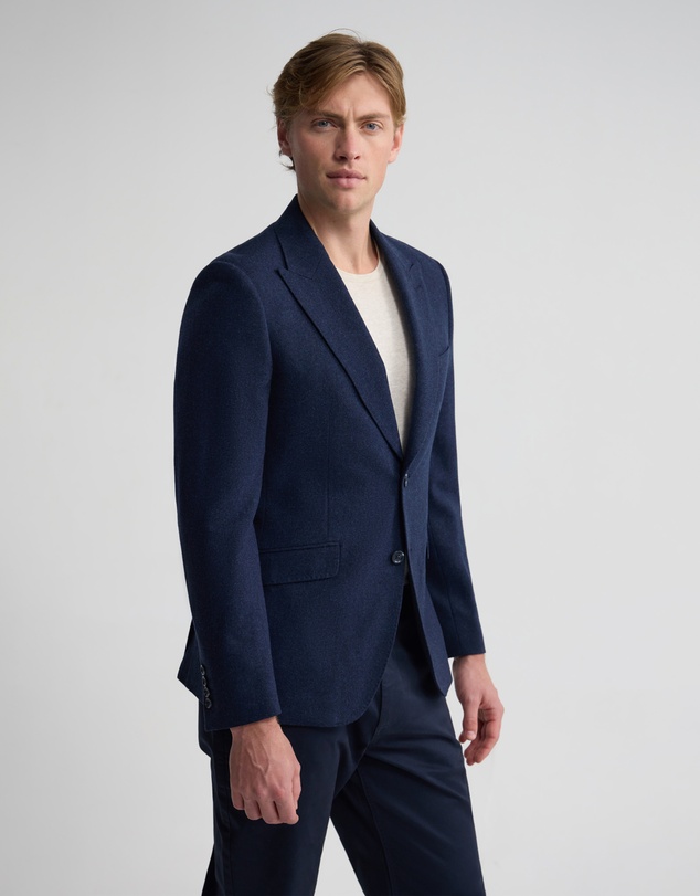 Oxford - Blake Wool Blend Peak Lapel Blazer