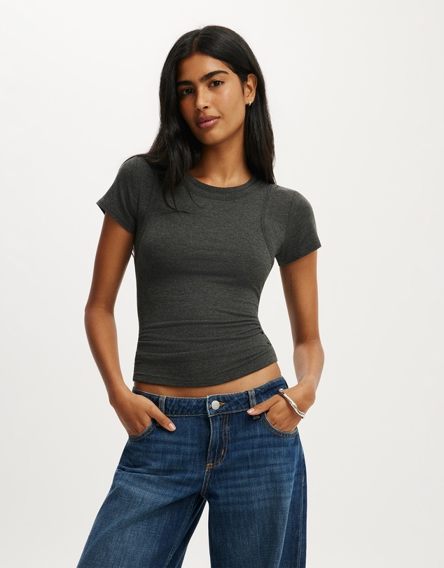 Cotton On - Double Layer Short Sleeve