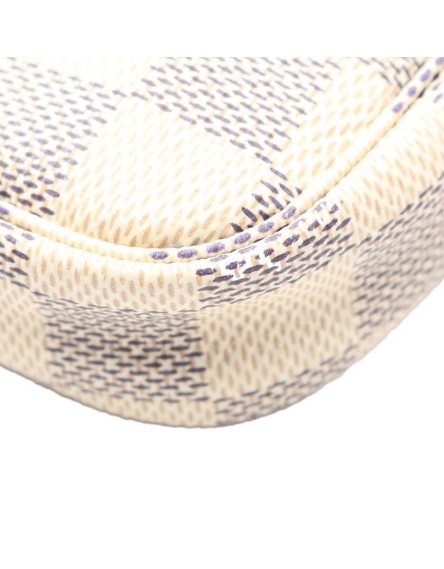 Pre-Loved by Azura Reborn - Pre-Loved Damier Azur Mini Pochette Accessoires