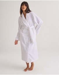 Love and Lustre - Pure Cotton Waffle Robe