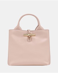 Longchamp - Le Roseau Leather Handbag Sm