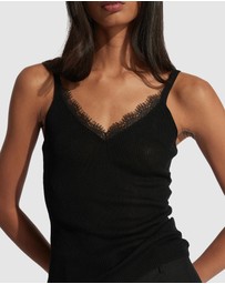 Decjuba - Gracie Lace Knit Tank