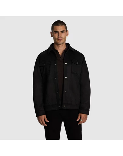 yd. - Focus Faux Suede Jacket