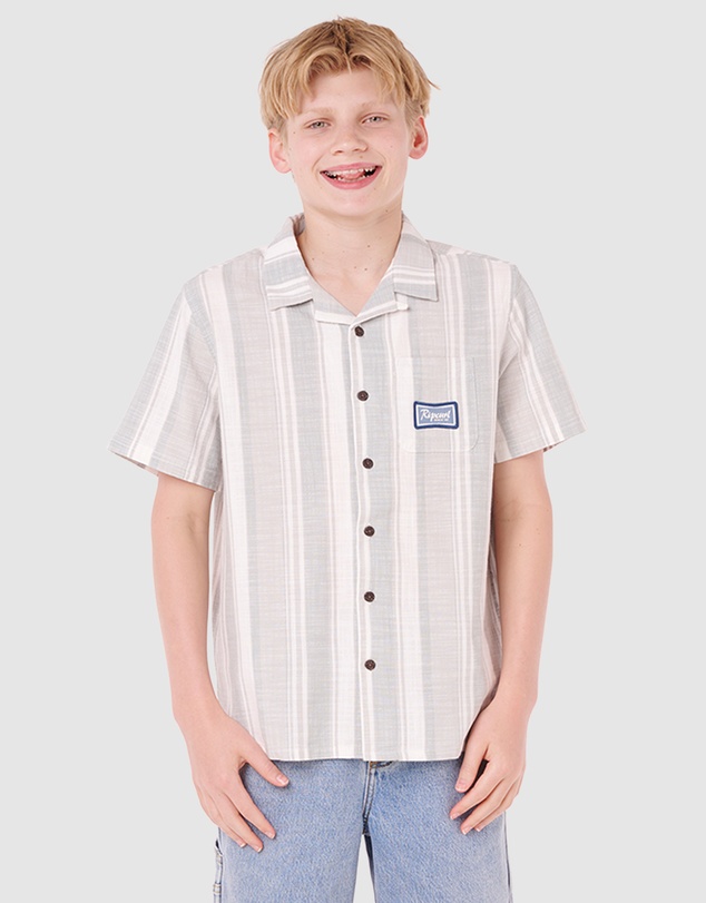 Rip Curl - Mod Cali Stripe SS Shirt - Teens