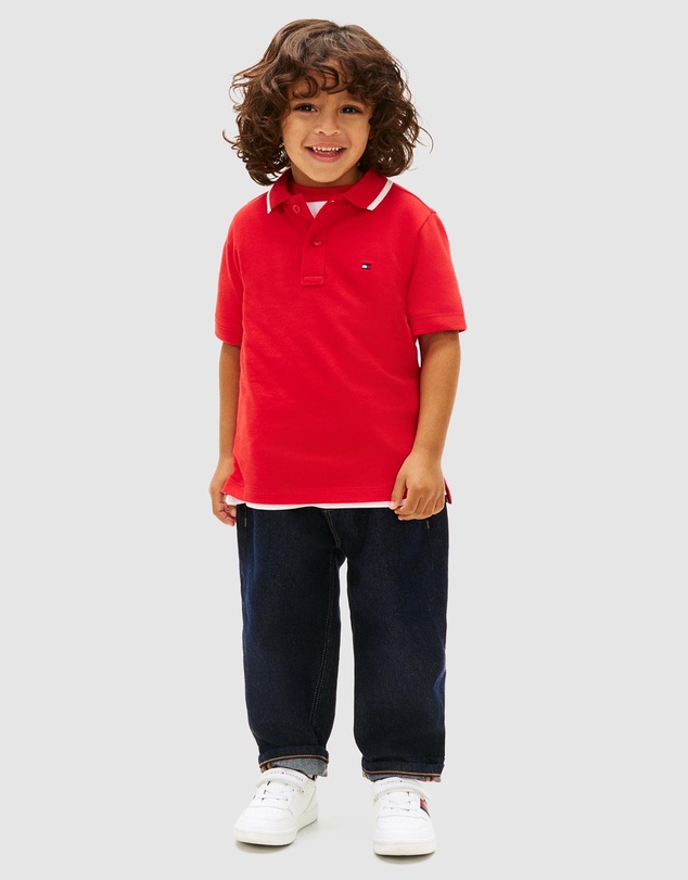Tommy Hilfiger - LB Take It Easy Graphic Polo SS - Kids