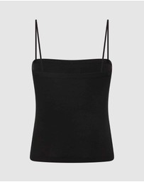 St. Agni - Organic Cotton Square Neck Camisole