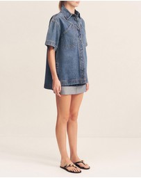 Shona Joy - Boyd Cuffed Mini Skirt