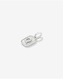Michael Hill - Letter Q Mother of Pearl Initial Pendant in Sterling Silver