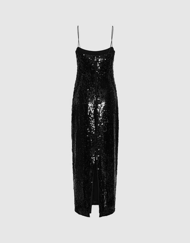 ROTATE - Sequins Maxi Slip Dress