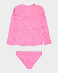 Roxy - Girls 2 to 7 Animalia One Piece Rash Vest