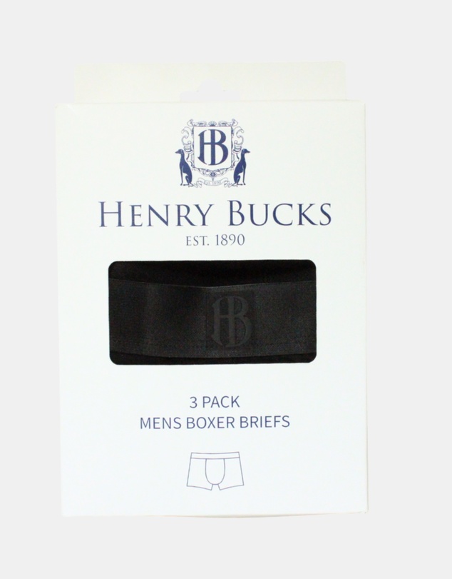 Henry Bucks - Henry Bucks Cotton Underwear Pack of 3