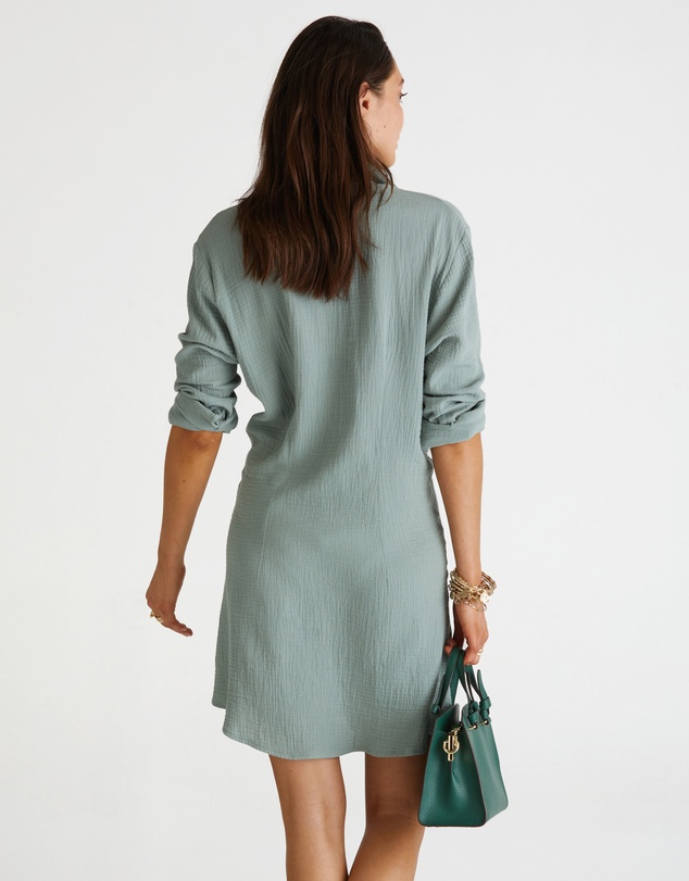 Heaven Australia - Wrap Front Shirt Dress