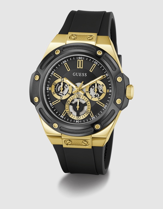 GUESS - GUESS Mens Black Multifunction Watch