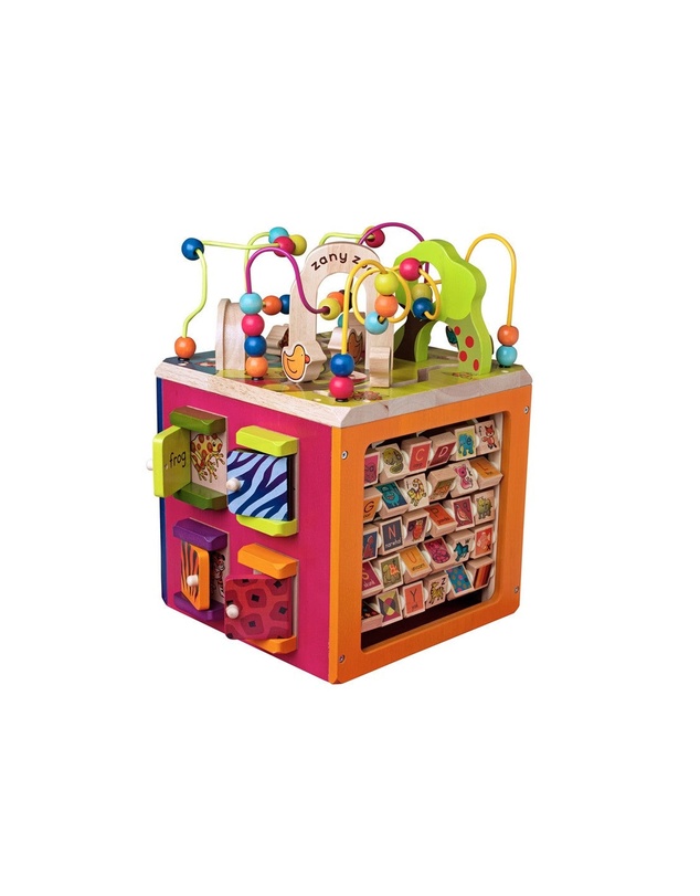 B. Toys - B. Zany Zoo Activity Cube