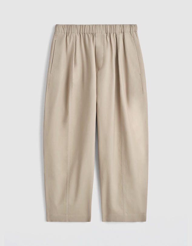 COS - Cotton Cropped Relaxed-Fit Barrel Leg Trousers