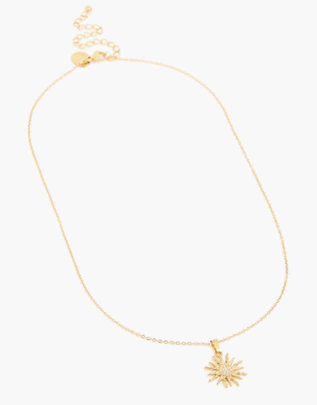 Lovisa - Waterproof Gold Plated Stainless Steel Sunburst Necklace