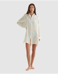 Polo Ralph Lauren - Organic Cotton & Linen Oversized Beach Shirt