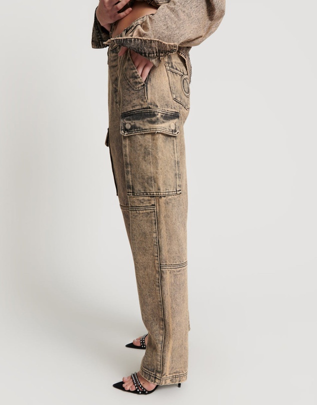 ONE TEASPOON - Rust Cargo Motion Pants