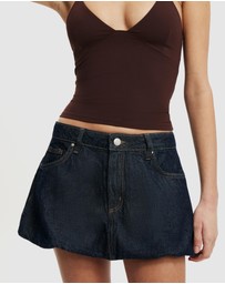 Cotton On - Bubble Denim Skirt