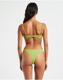 Subtitled - Rib Cut Out Underwire Bikini Top