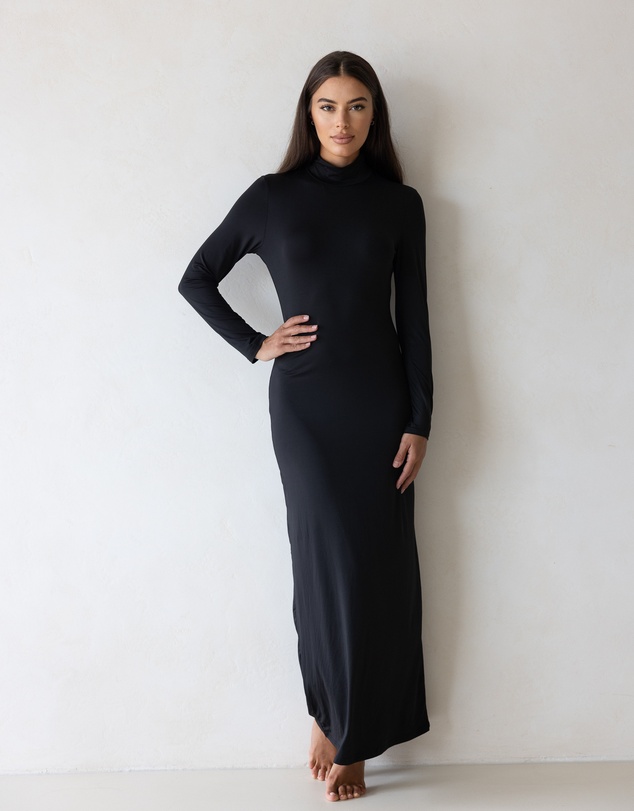 Mod Squad - Luxe Long Sleeve Slip Dress Base Layer