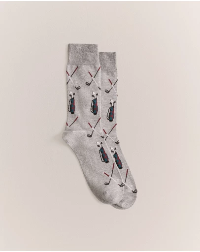Trenery - Golf Caddy Sock in Grey Marle