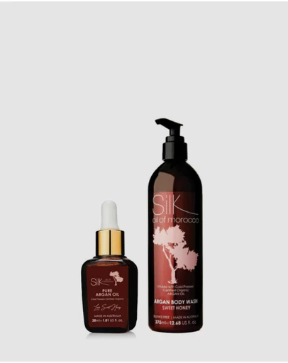 Silk Oil of Morocco - Sweet Honey Skin Duo - Value Pack