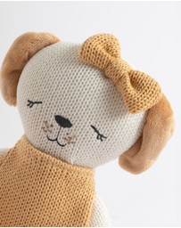 Living Textiles - Knitted Animal Toy - Paula the Puppy