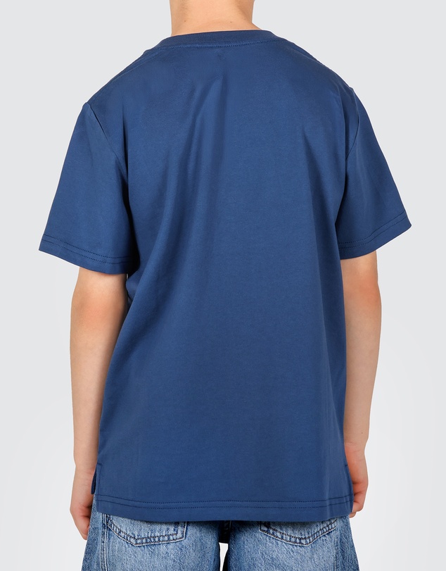 Skwosh - Yeah Nah Boys Regular Tee in Navy