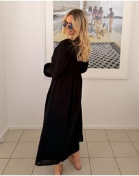 Esther & Co - Iolana Dress - Black Long Sleeve