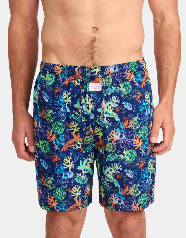 Mitch Dowd - Mitchdowd Coral Garden Bamboo Sleep Shorts