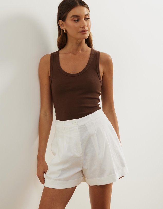 Atmos&Here - Isla Linen Blend Shorts
