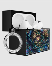 Flaunt - Flaunt Abalone Shell with Silver Clip Case for AirPod Pro 3