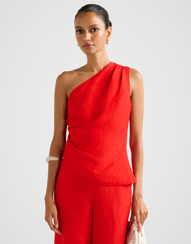 Forever New Petite - Noah Petite One Shoulder Top