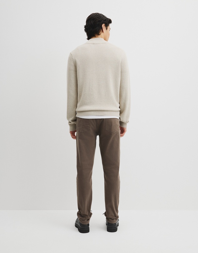 Country Road - Australian Good Earth Cotton Half Zip Knit
