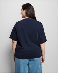 Commonry - Cotton V Neck T Shirt