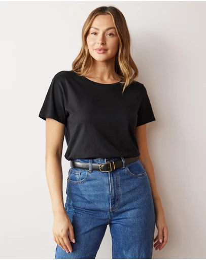 Atmos&Here - Organic Cotton Crew Neck Tee