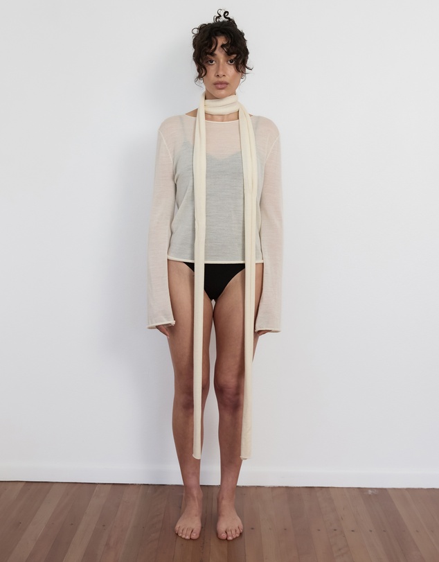 Pinky & Kamal - Lightweight Knit and Scarf