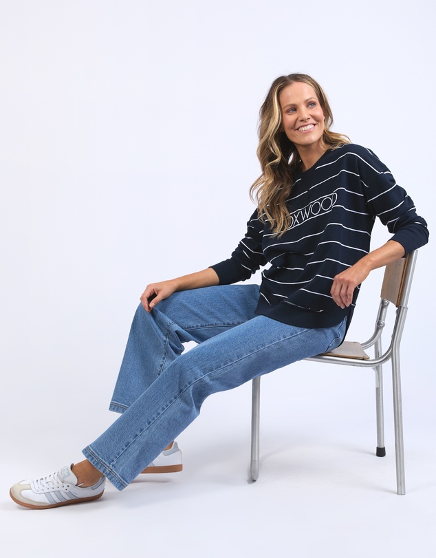 Foxwood - Classic Stripe Simplified Crew